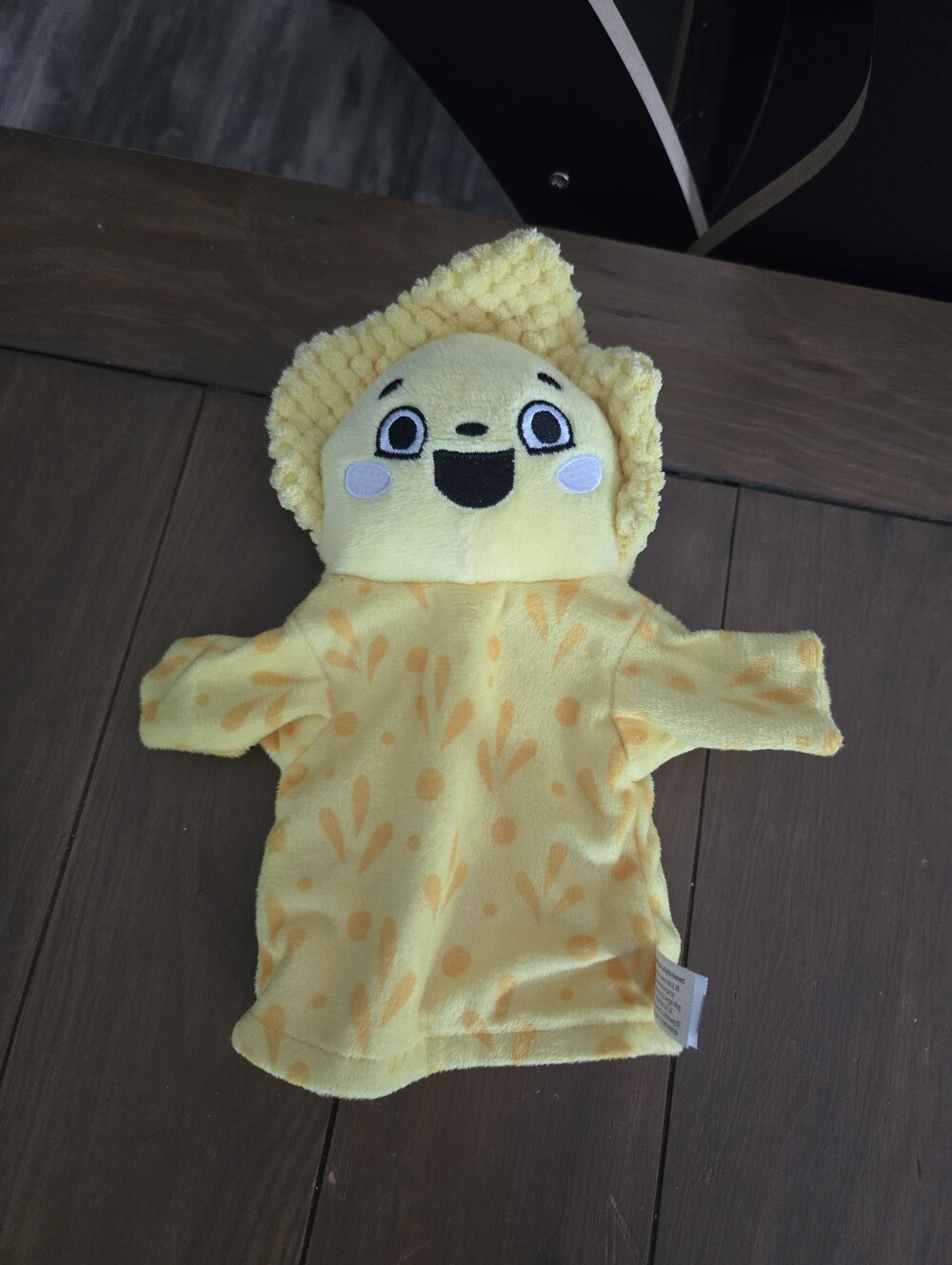 Sunny Yellow Sun Plush Hand Puppet for Kids